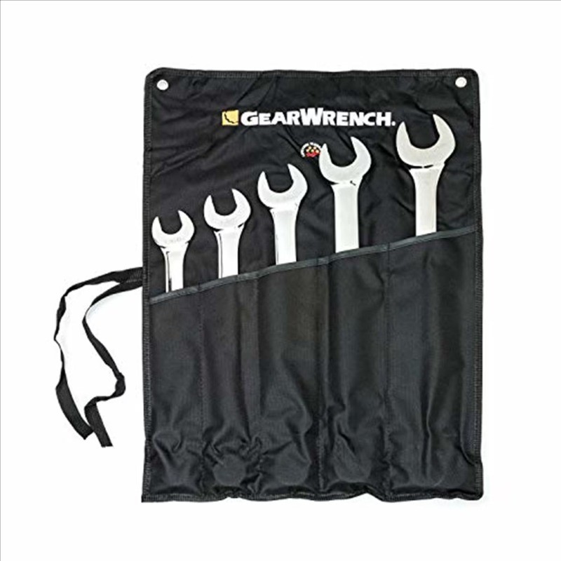 KD Tools, Large Add-On Comb Wrench Set Long Offset Box End 5 Piece Pack