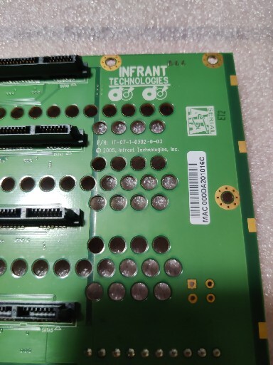 Readynas NV RNV1-S2-0000 Data Storage SATA Controller Backplane Board Infrant