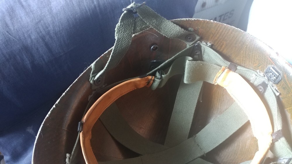 Vintage M1 Helmet With Liner