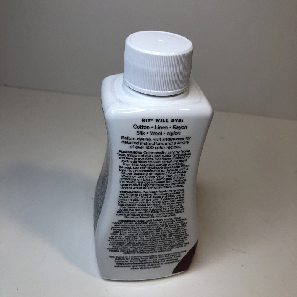 New Rit All-Purpose Liquid Dye, Wine, 8 fl oz