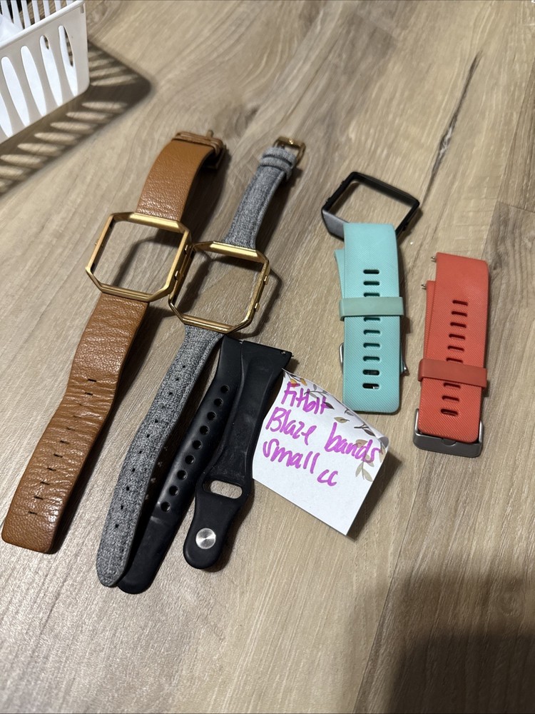 Used Fitbit Blaze Replacement Bands And Rings SMALL Size