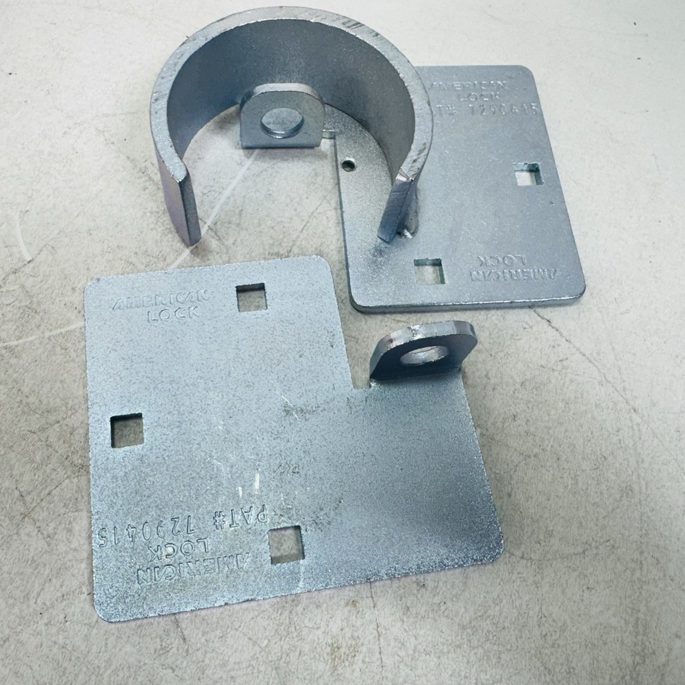 American Lock A801 Hasp, Open, Rectangular Steel Body