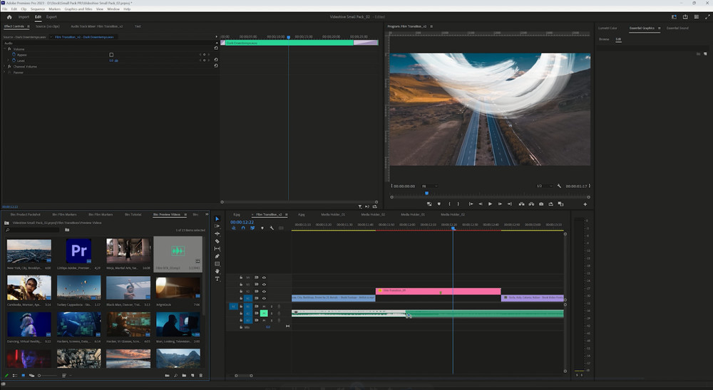 Film Scribble Transitions Premiere Pro