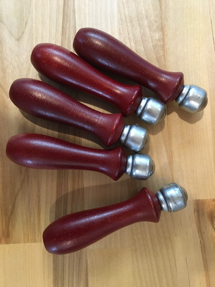 Comic Book Pressing - Roller Tool 3/4 bearing - Brown Handle