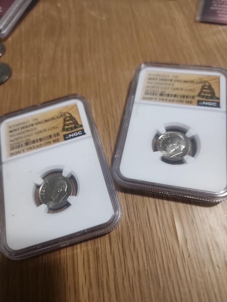 2005-P Roosevelt Dime with Mint Error Uncirculated