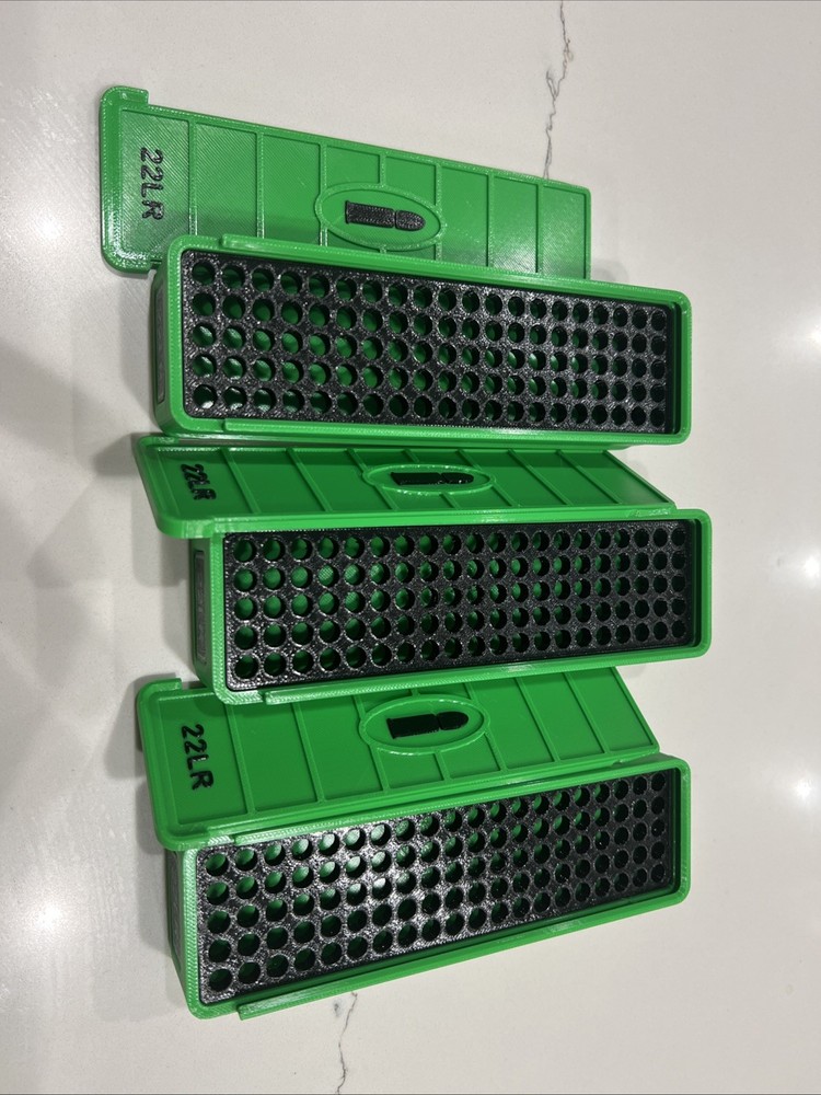 22LR Ammo Box 100rd Capacity (3 Pack)