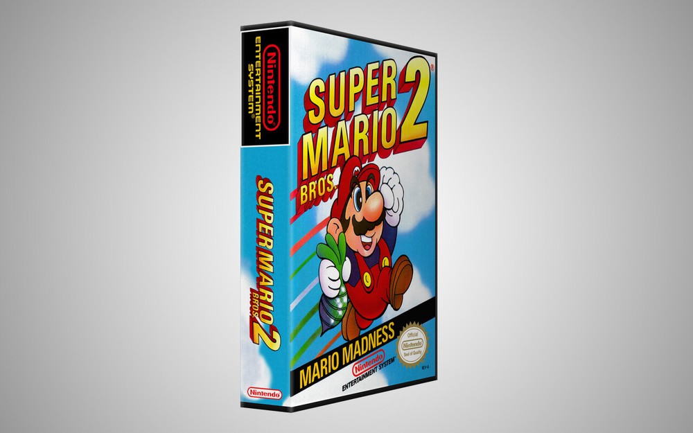 Super Mario Bros. 2 - Nintendo NES Custom Case *NO GAME*