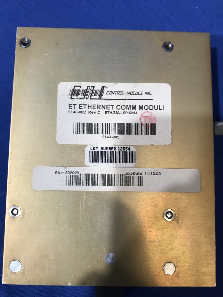 CMI EASY TIME SERIES 2143-002 LAN INTERFACE NETWORK CONNECTION ETHERNET ET COMM
