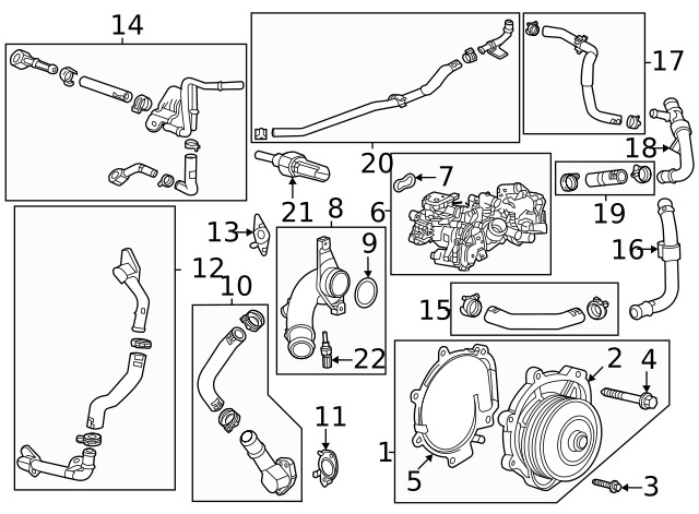 Genuine Engine Coolant Flow Control Valve 40009644