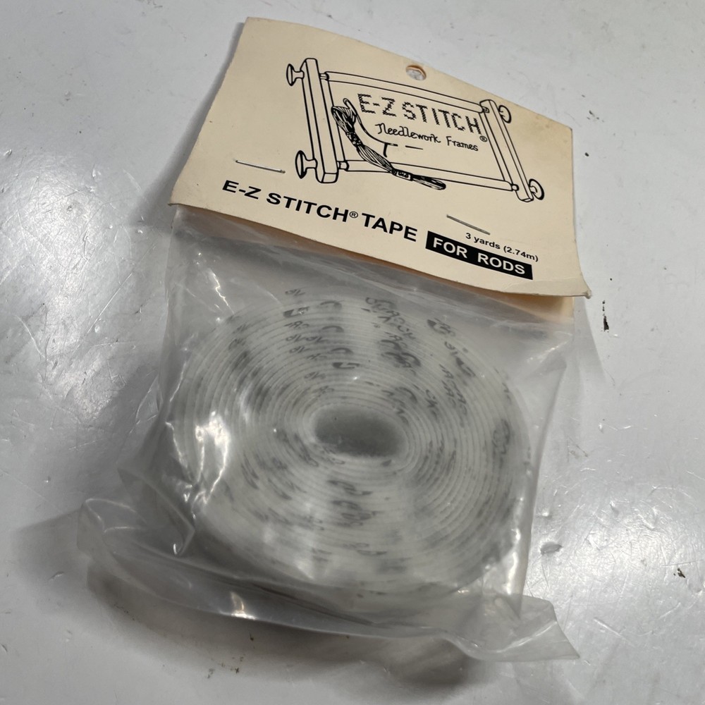 Needlework Scroll Frame E-Z Stitch No Baste tape for Scroll Rods American Dream