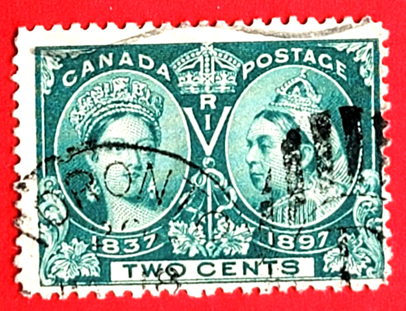Canada Stamp 52 "Diamond Jubilee" Used
