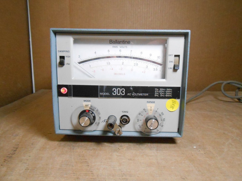 BALLANTINE MODEL 303 AC VOLTMETER