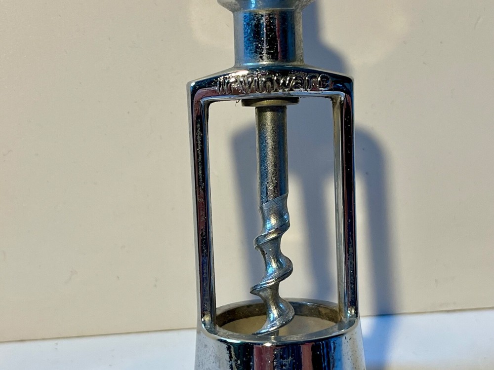 Vintage IRVINWARE ITALY T-Frame Corkscrew Wine Bottle Cork Puller