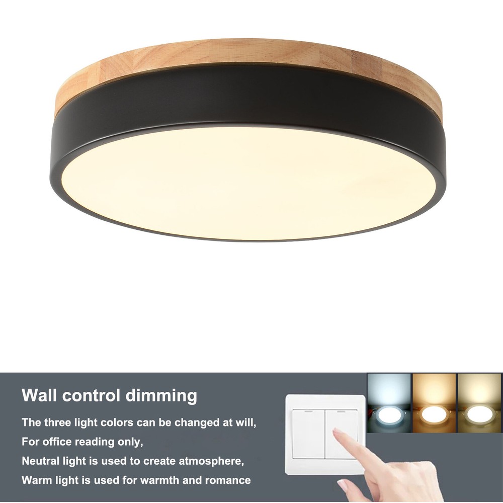 Modern Led Ceiling Light Flush Mount Living Room Kitchen Round Ceiling Light