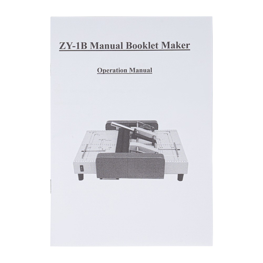 60W A3 Booklet Folding Binding Machine Office Paper Stapling Making Book Stapler