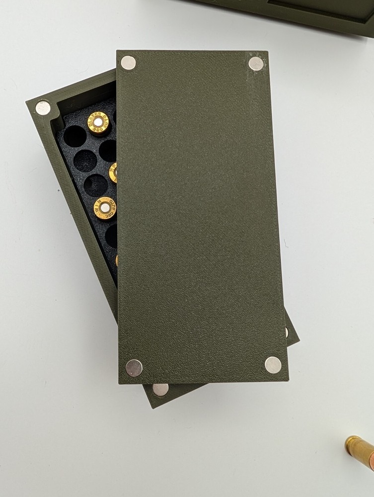 3D Printed Ammo Boxes / Footlocker style - 380 - 36 Rounds - stackable