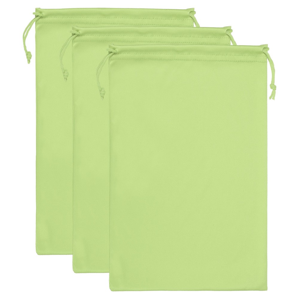 Ski Goggle Bag, 3 Pack Microfiber Snow Goggles Case Sleeve, Green