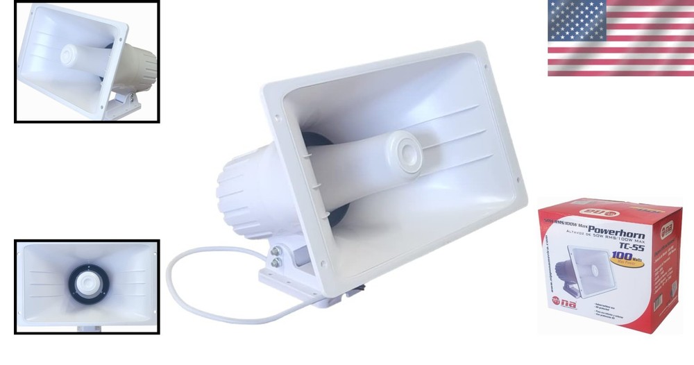 Outdoor Power Horn Speaker 100W 8 Ohm./