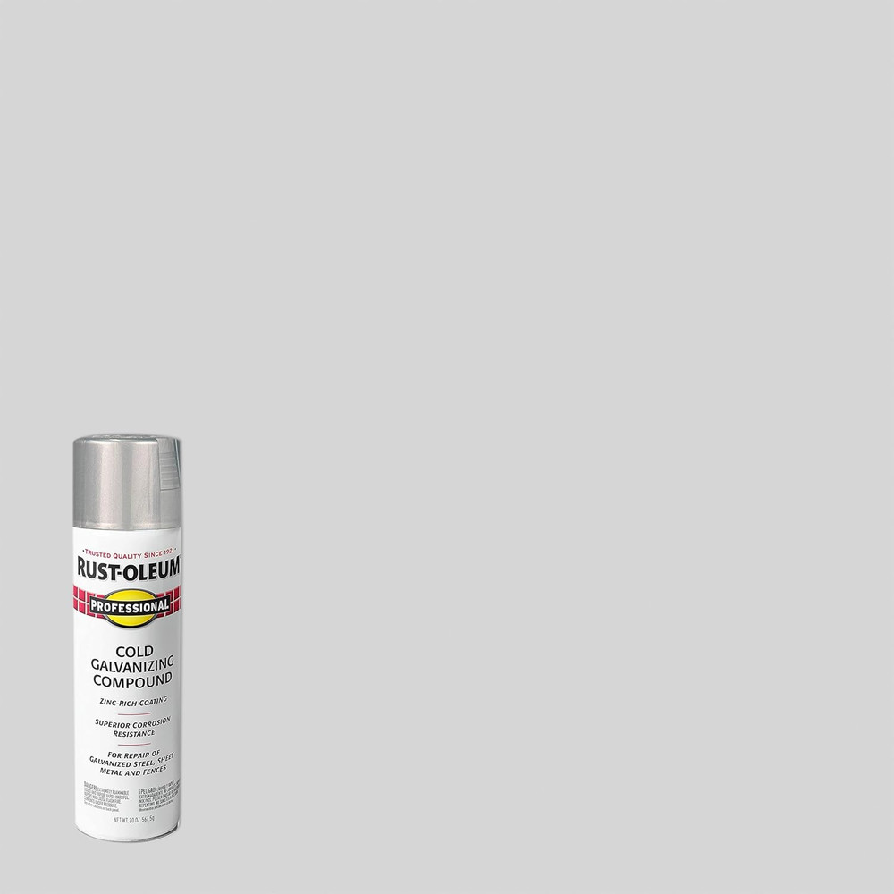 Rust-Oleum 7585838 Cold Gray Professional Galvanizing Compound Spray, 20 Oz