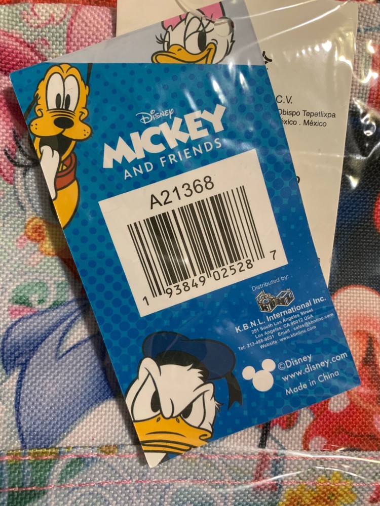 Minnie Mouse A21368 Deluxe Oversize Print 12" Backpack