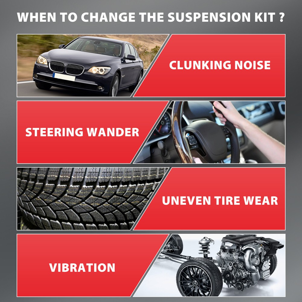 Front Upper+Lower Left Right Control Arms For 2016-2020 Volvo XC90