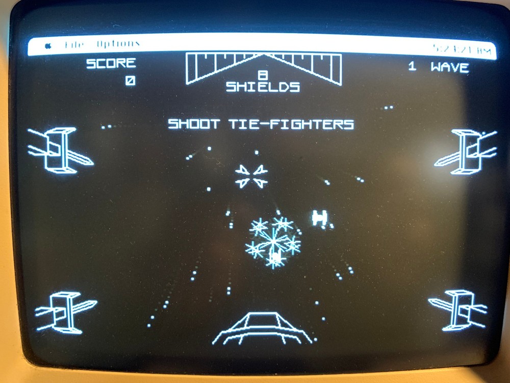 Vintage Macintosh Mac Program Game STAR WARS 800K Disk 512k, Plus, SE, Classic