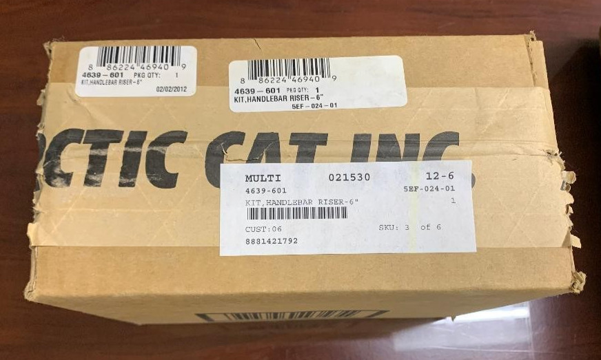 OEM Arctic Cat Adjustable Handlebar Riser 6" 4639-601