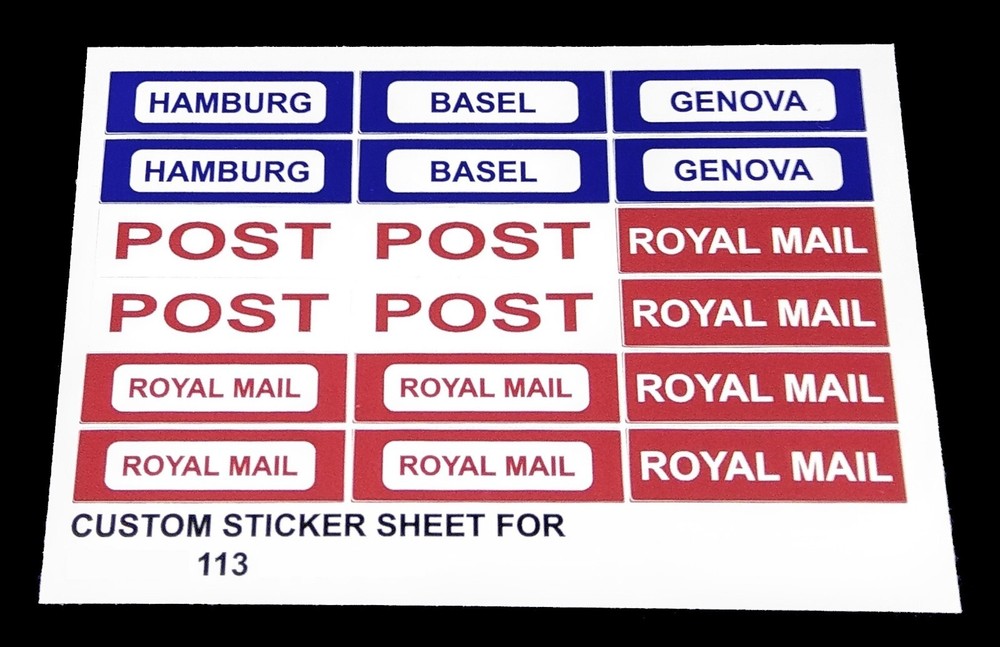 Custom Stickers for 113 Replacement Stickers for 113