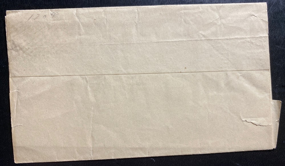 1896 Hampton Canada Postal Stationery Wrapper Cover To Dover
