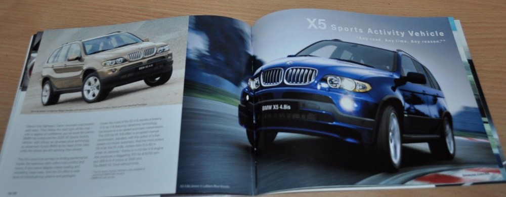 2005 BMW Model Range USA Brochure Prospekt ENG Edition