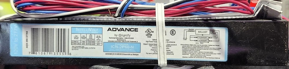 Signify ADVANCE ICN-2P60-N Electronic Fluorescent Ballast