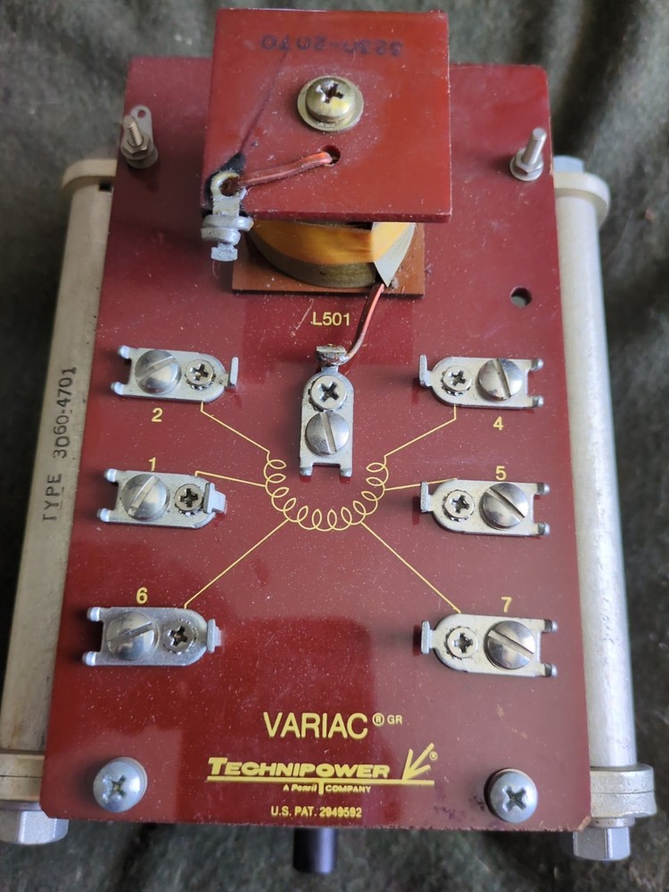 Large Powerstat Technipower Variac Variable Transformer Type 3060-4701 NOS New
