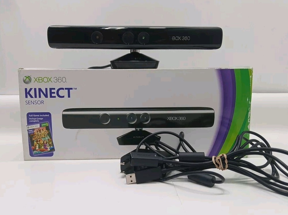 XBOX 360 Kinect Sensor ONLY With Power Cable In Original Box