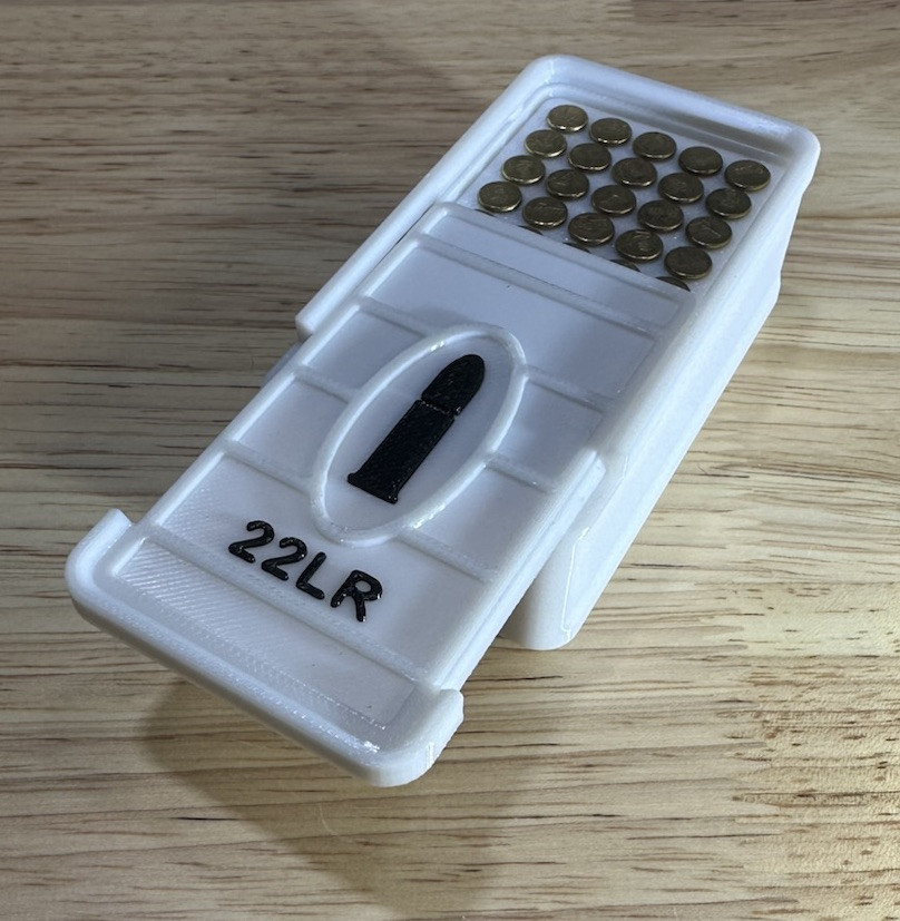 Stackable 22LR Ammo Box 50rd Capacity (6 Pack)