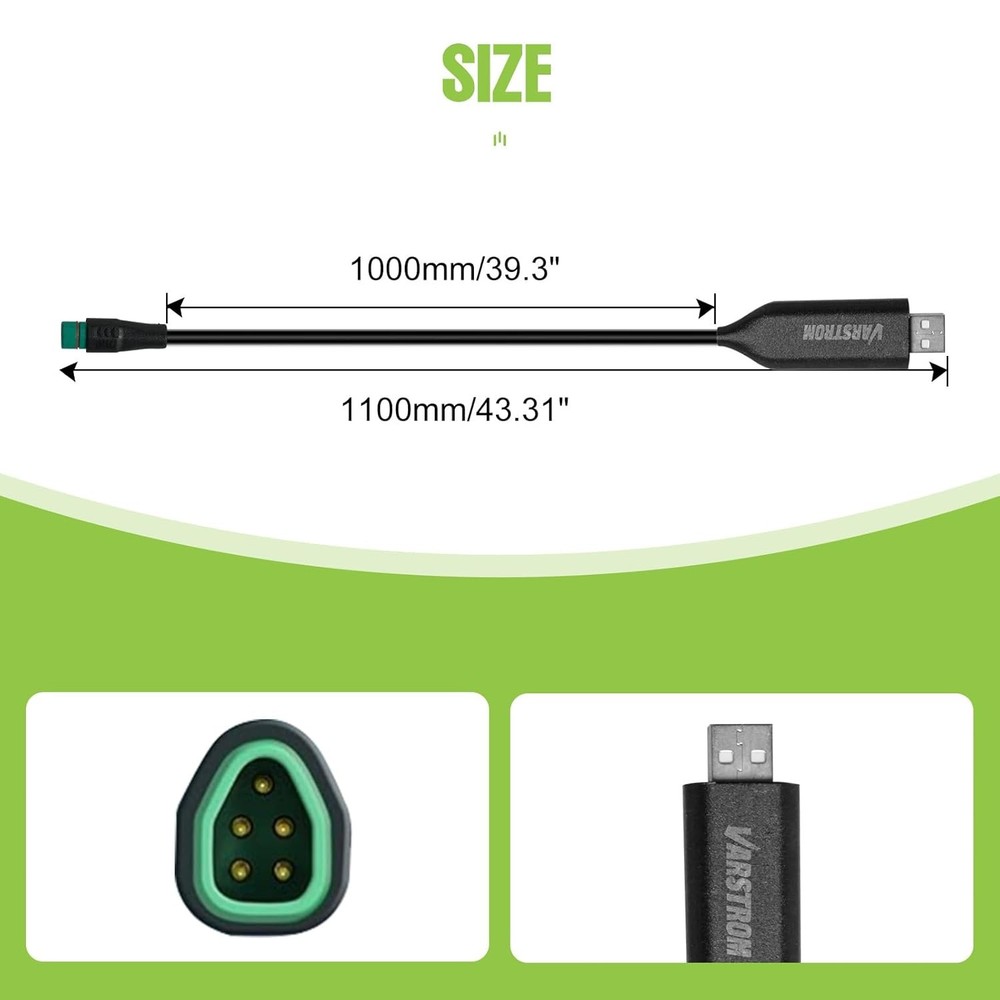 Ebike CAN USB Programming Cables for Bafang CAN Protocol BBS BBSHD Mid Motor US