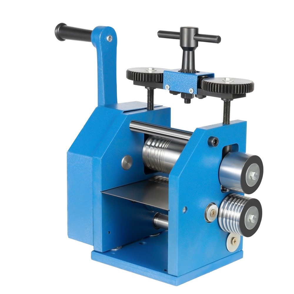 Jewelry Rolling Machine Manual Roller Combination Metal Tools Rolling Mill 6.5mm