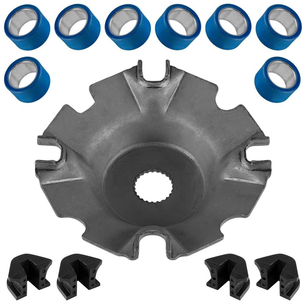 Caltric Face Drive Moveable Plate Damper & Roller for Arctic Cat 700 2008-2016