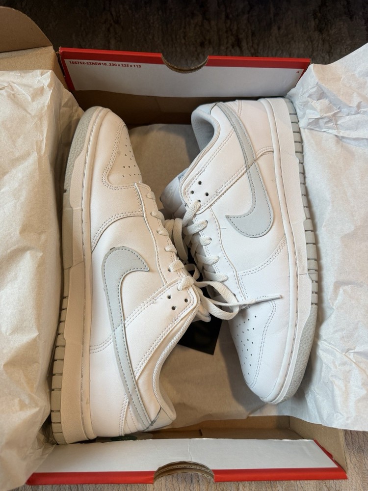 Nike Dunk Low Pure Platinum Size 10