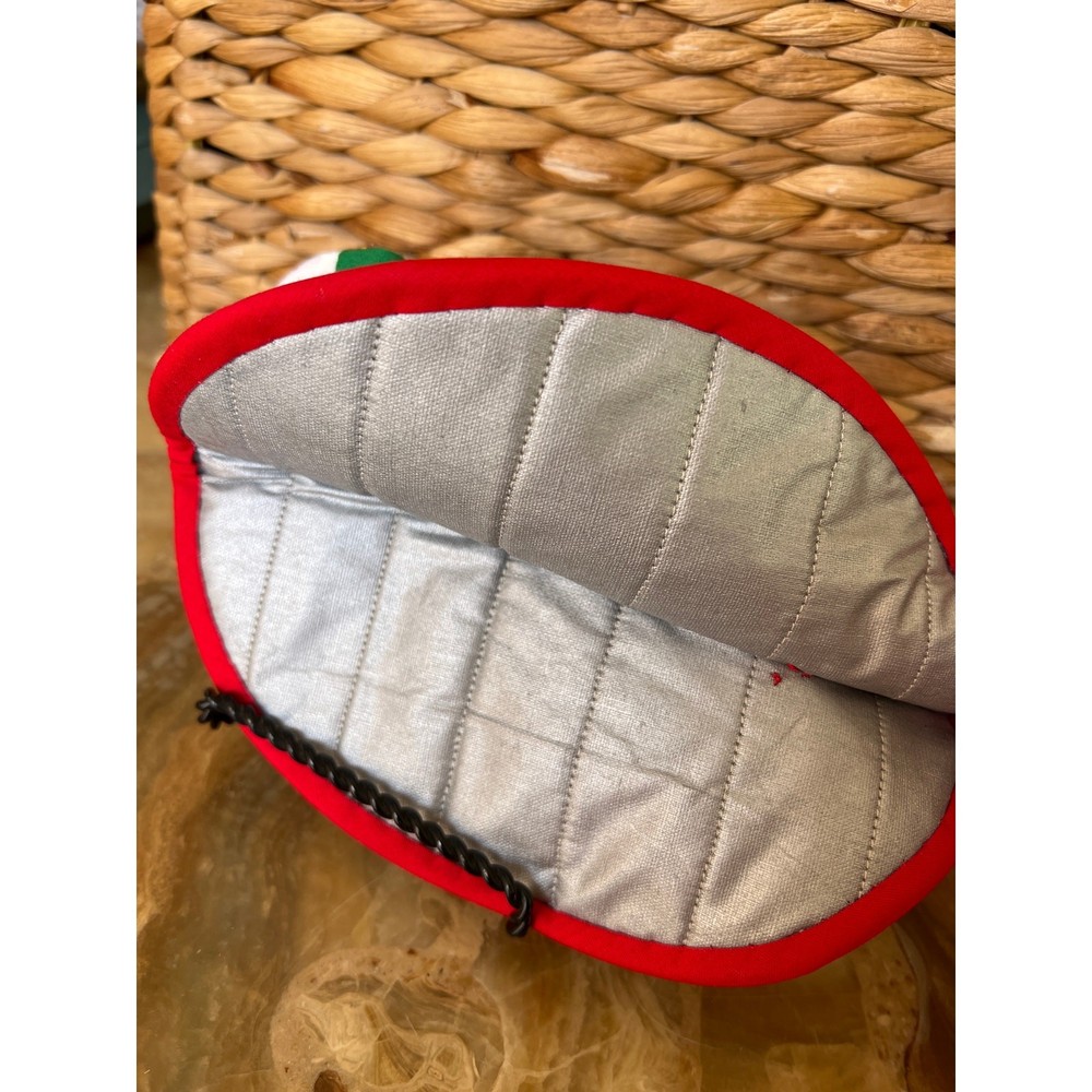 Red & Green Bird: Tea Pot Mit