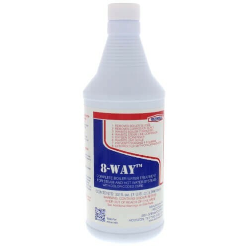 8-Way Boiler Water Treatment - ONE QUART
