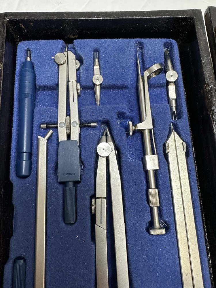 Vtg Staedtler Mars Masterbow Drafting Set Germany