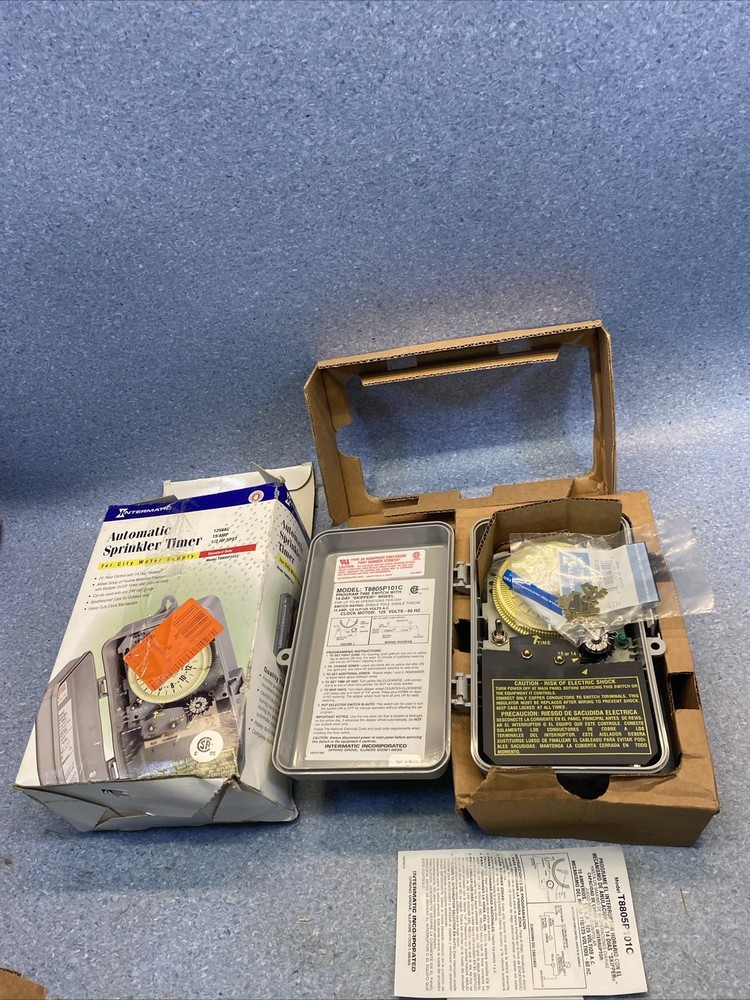 Intermatic T8805P101C 125V Timer Switch - Gray - Open Box