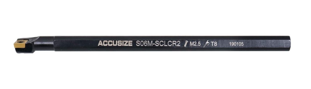 High-Performance 3/8'' Indexable Boring Bar for Small Bores with Carbide Inserts
