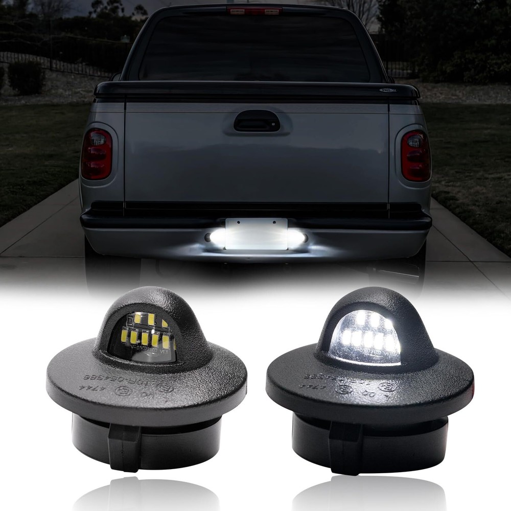 LED 2PCS License Plate tag Lights Replacement for F250 F350 F450 F550 F650 F7...