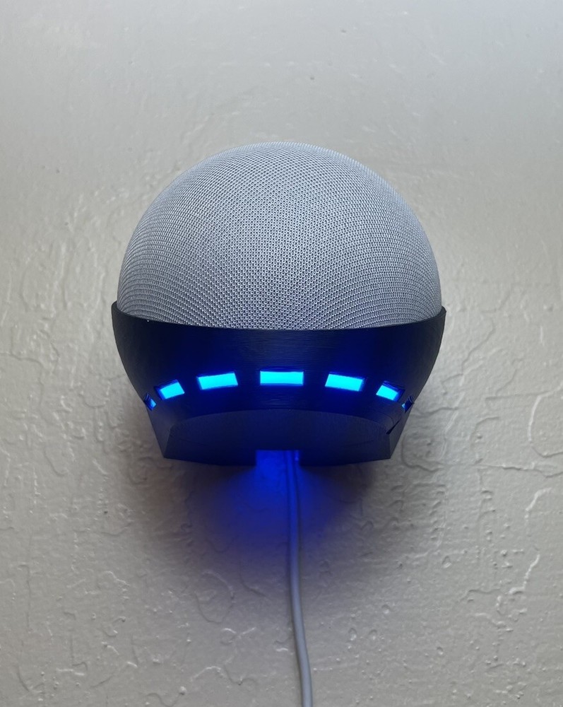 Echo Dot 4/5 Wall & Corner Mount Bracket Holder Accessory BLACK!!