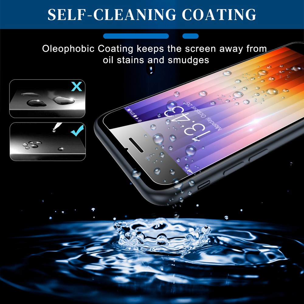 iPhone SE 3/2 2020/2022 & 7/8 Screen Protector - Tempered Glass, Full Coverage