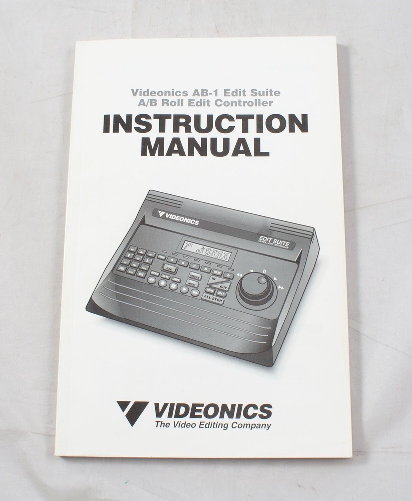 Videonics Edit Suite AB Roll Edit Controller Video Editing Equipment Powers On