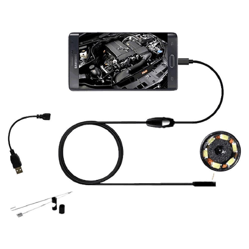 Car Engine Oil Pump Waterproof Endoscope Borescope Inspection Camera For Android