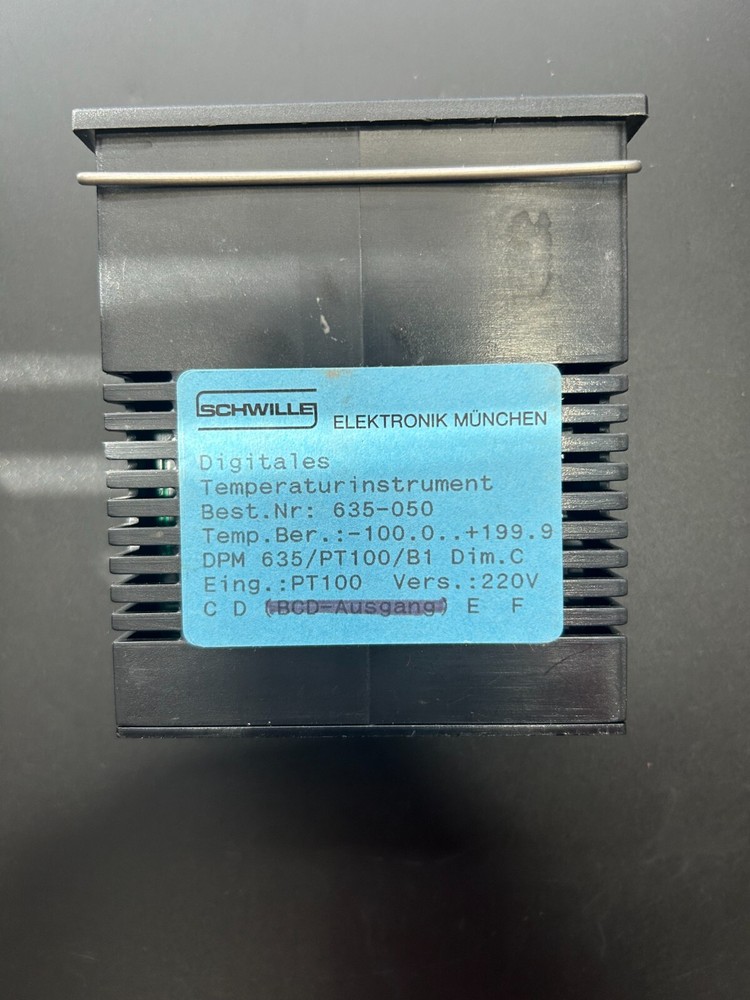 Schwille 635-050 Digital Panel Meter