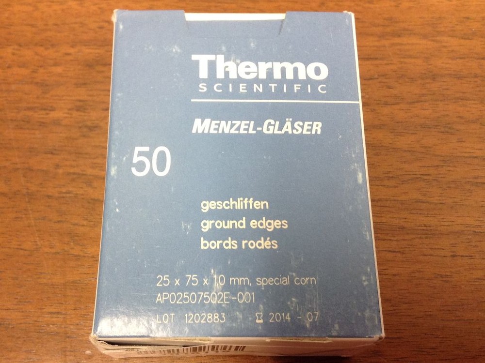 Thermo Scientific - Microscope Slides - Ground Edges - 50 pieces